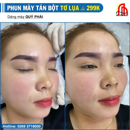 Phun Mày Tán Bột chuẩn Hàn Quốc - Viện thẩm mỹ ANAN